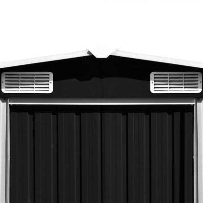 Abrigo de jardim 257x580x181 cm metal antracite