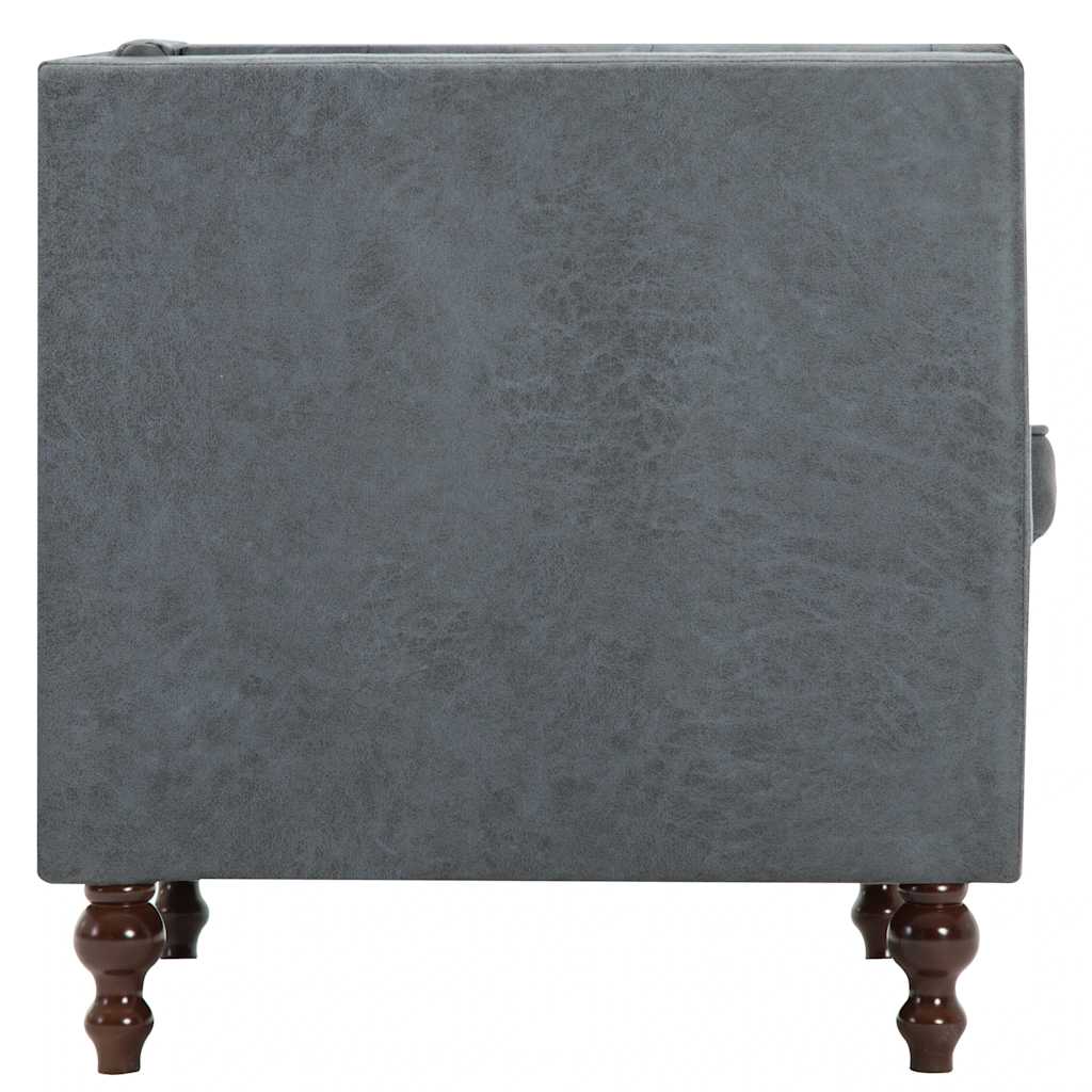 Poltrona em tecido cinzento