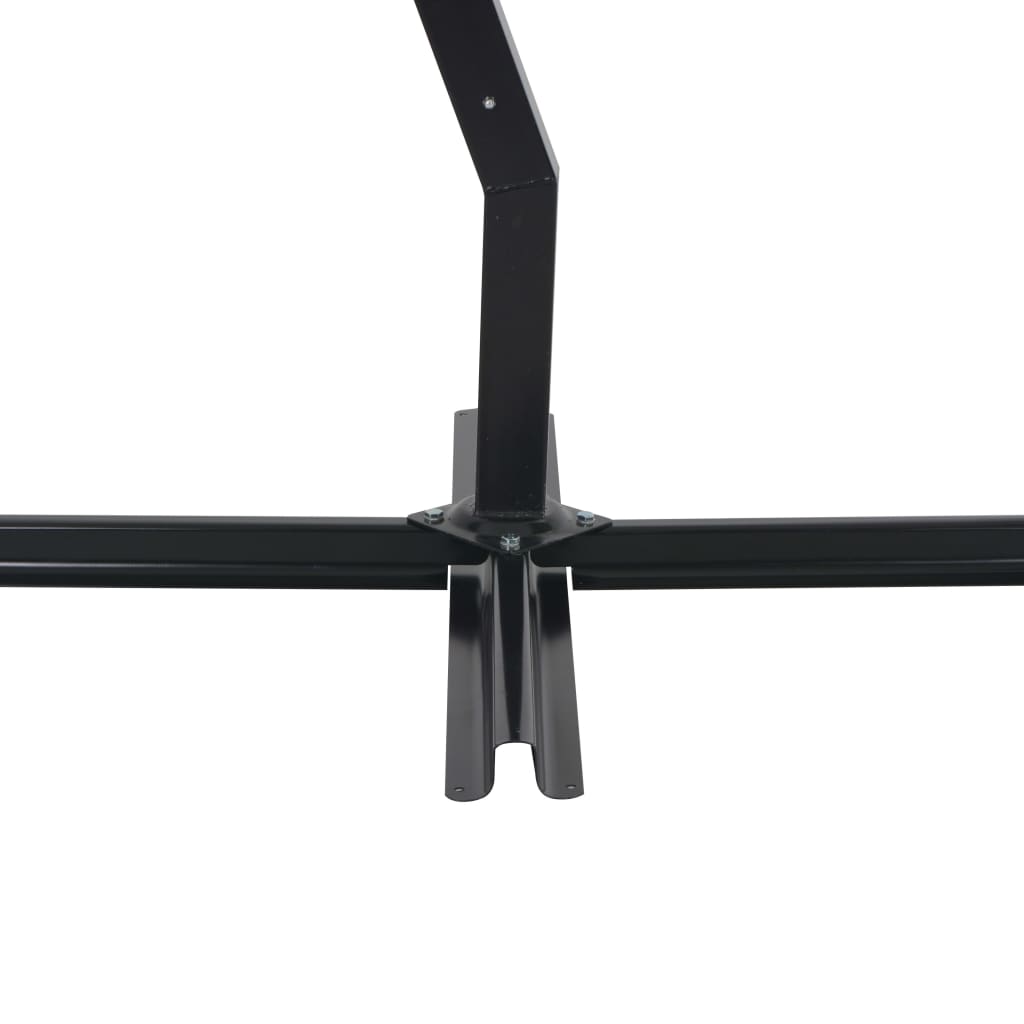 Guarda-sol cantilever c/ poste de madeira cinzento-acastanhado