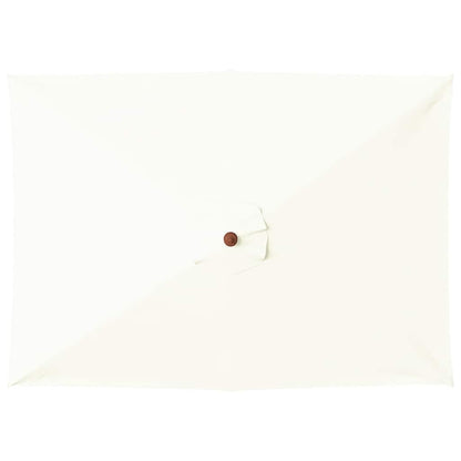 Guarda-sol de exterior c/ mastro de madeira 150x200cm areia