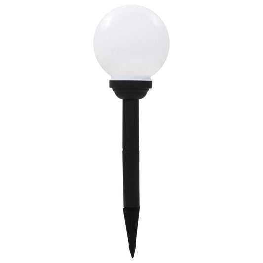 Candeeiro solar de exterior LED 4 pcs esférico 15 cm RGB