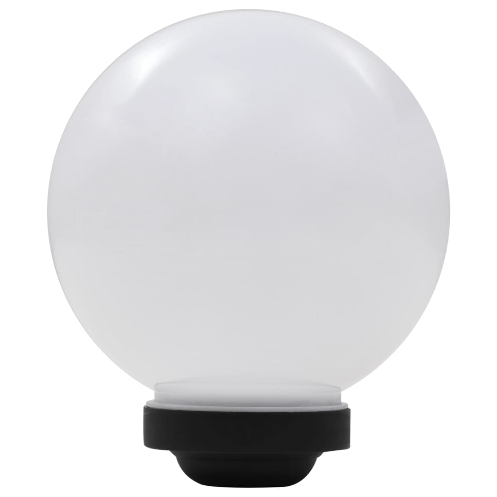 Candeeiro solar de exterior LED 3 pcs esférico 20 cm RGB