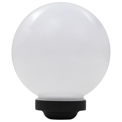 Candeeiro solar de exterior LED 3 pcs esférico 20 cm RGB
