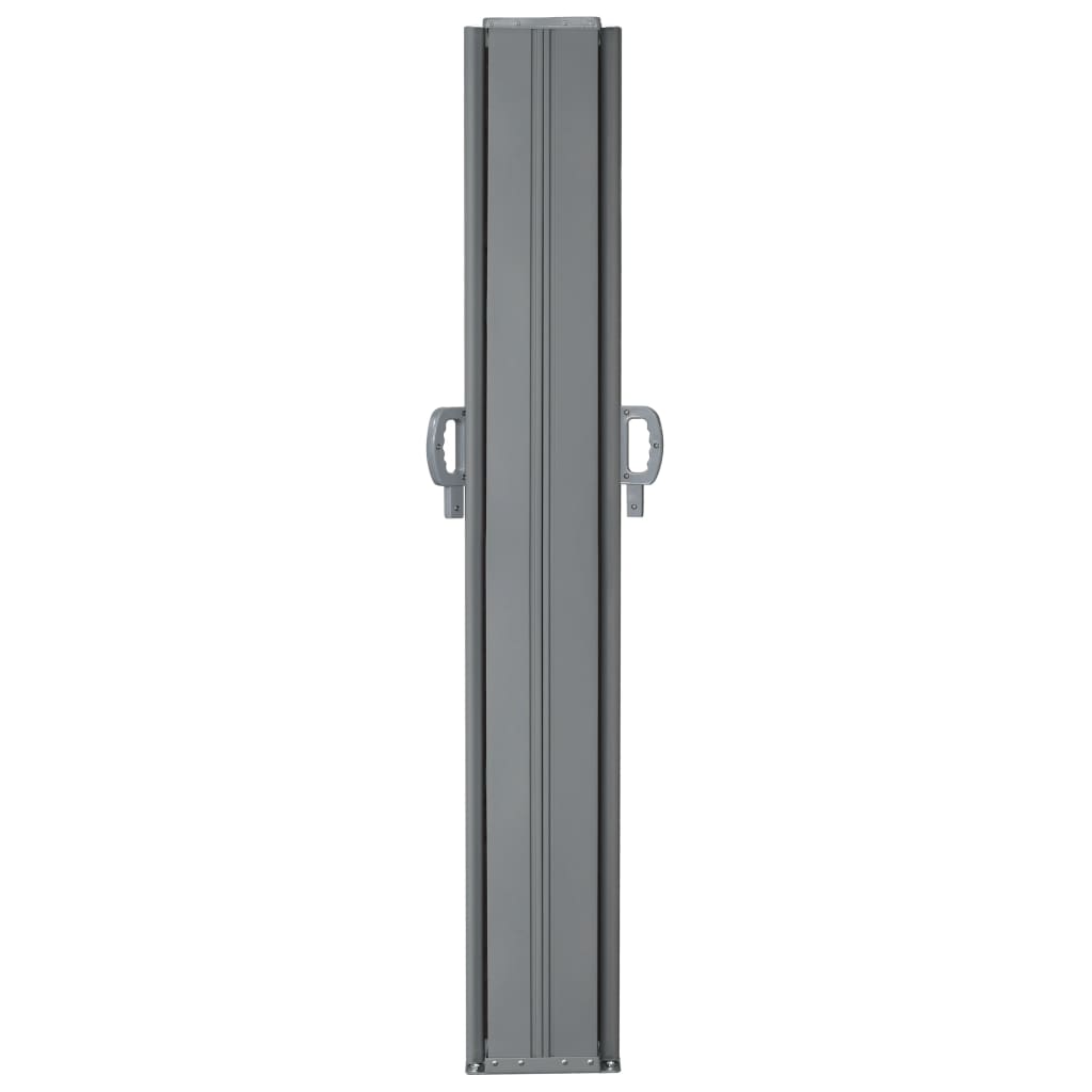Toldo lateral retrátil 160x600 cm castanho