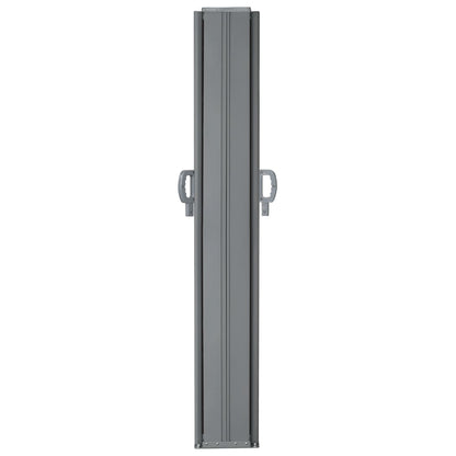 Toldo lateral retrátil 160x600 cm castanho