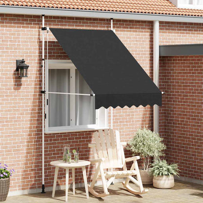 Toldo retrátil manual 150 cm antracite