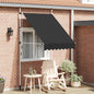Toldo retrátil manual 150 cm antracite