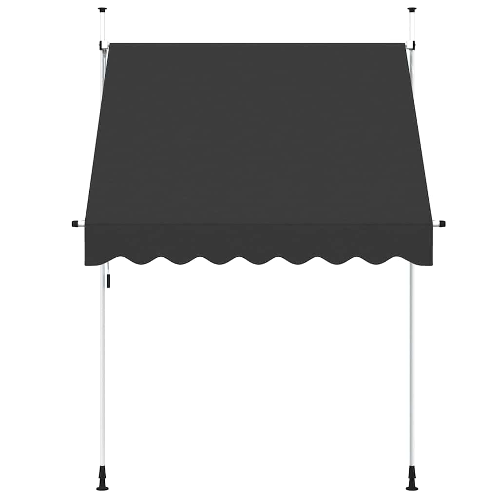 Toldo retrátil manual 200 cm antracite