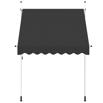 Toldo retrátil manual 200 cm antracite