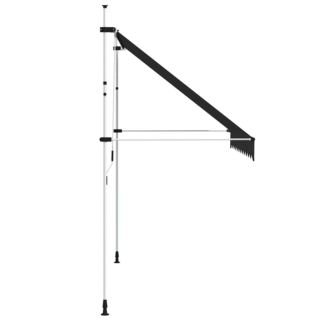 Toldo retrátil manual 300 cm antracite