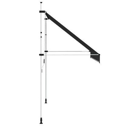 Toldo retrátil manual 300 cm antracite