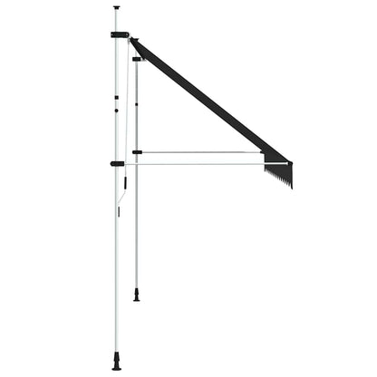Toldo retrátil manual 350 cm antracite