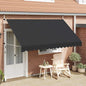 Toldo retrátil manual 350 cm antracite