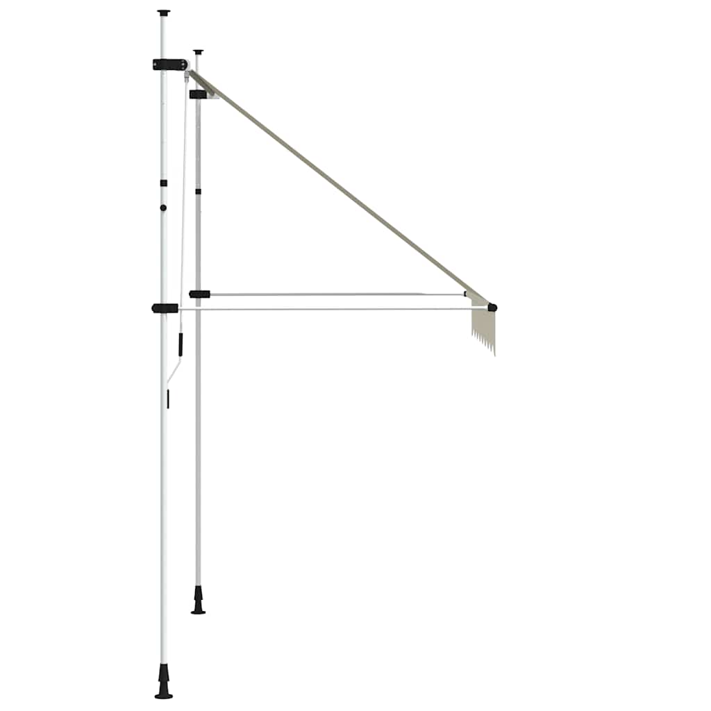 Toldo retrátil manual 200 cm creme