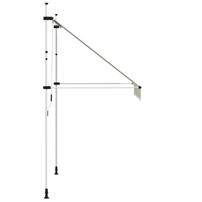 Toldo retrátil manual 200 cm creme