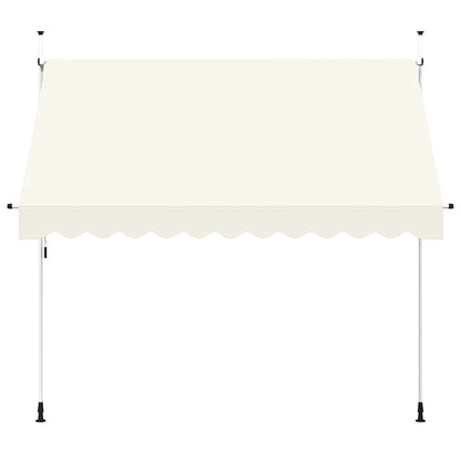 Toldo retrátil manual 300 cm creme