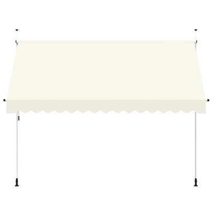 Toldo retrátil manual 350 cm creme