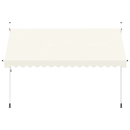 Toldo retrátil manual 400 cm creme