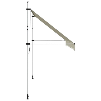 Toldo retrátil manual 400 cm creme