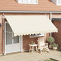 Toldo retrátil manual 400 cm creme