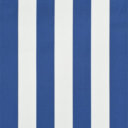 Toldo bistrô 400x120 cm azul e branco
