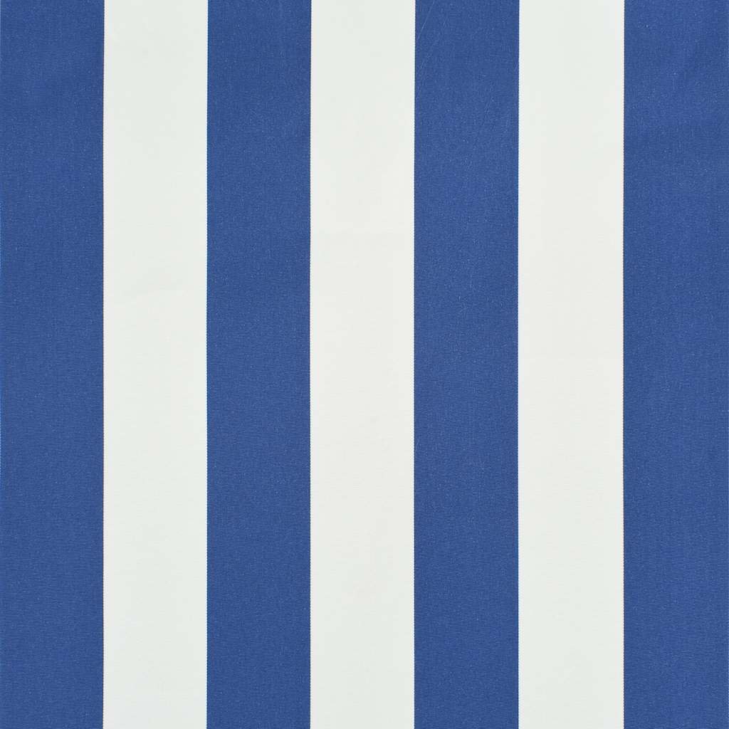 Toldo retrátil 300x150 cm azul e branco
