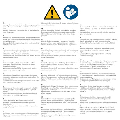 Toldo retrátil 350x150 cm azul e branco