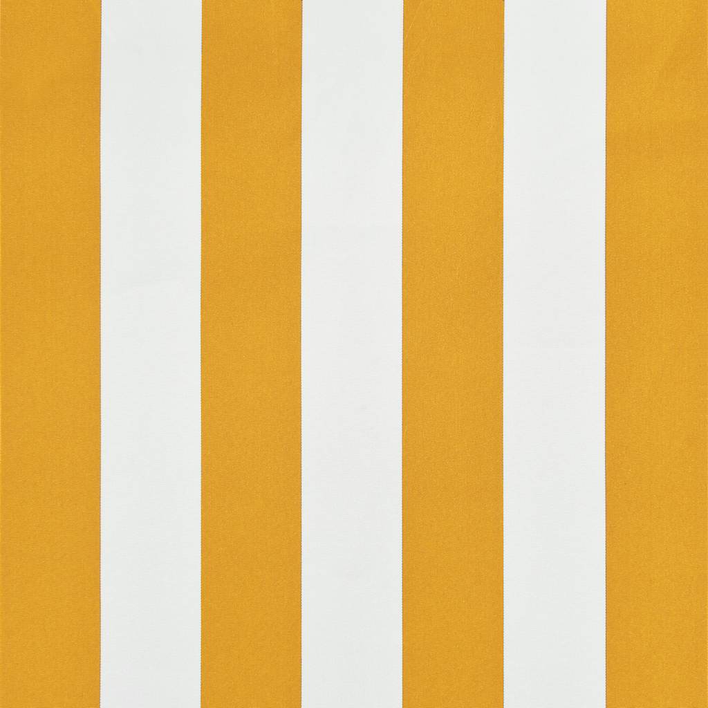 Toldo retrátil 200x150 cm amarelo e branco