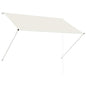 Toldo retrátil 200x150 cm creme