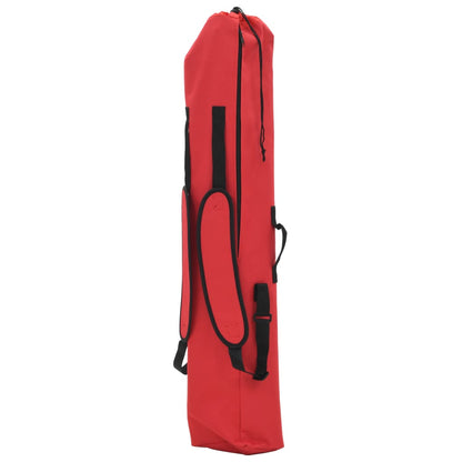 Rede com suporte dobrável vermelho