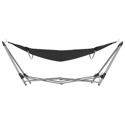 Rede com suporte dobrável preto