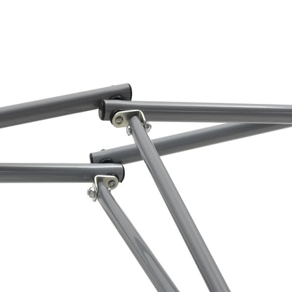 Rede com suporte dobrável preto