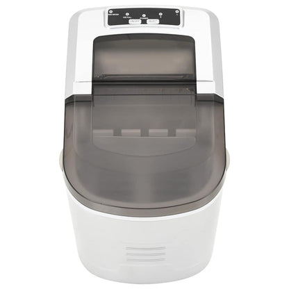 Máquina de fazer cubos de gelo 2,4 L 15 kg/24 h prateado
