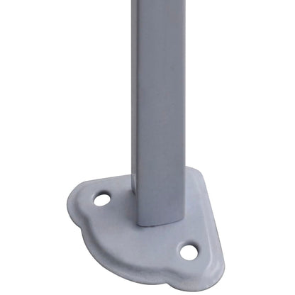 Tenda dobrável com 2 paredes 291x291x315 cm creme