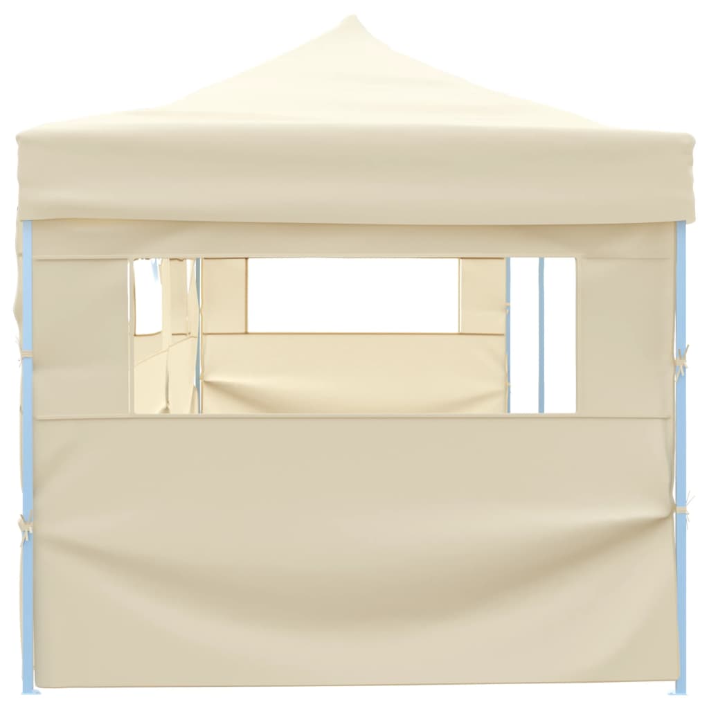 Tenda para festas pop-up dobrável c/ 5 paredes 3x9 m creme