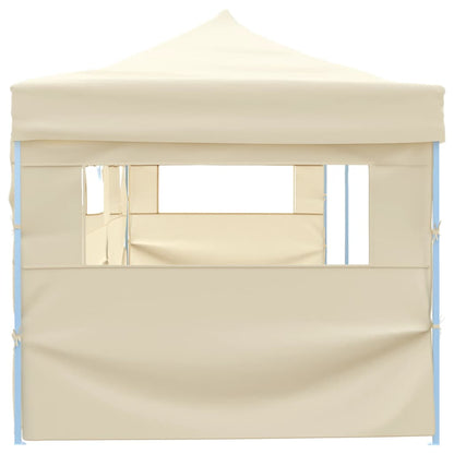 Tenda para festas pop-up dobrável c/ 5 paredes 3x9 m creme