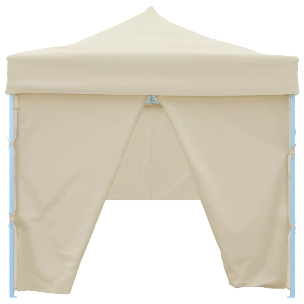 Tenda para festas pop-up dobrável c/ 8 paredes 870x291x315 cm creme