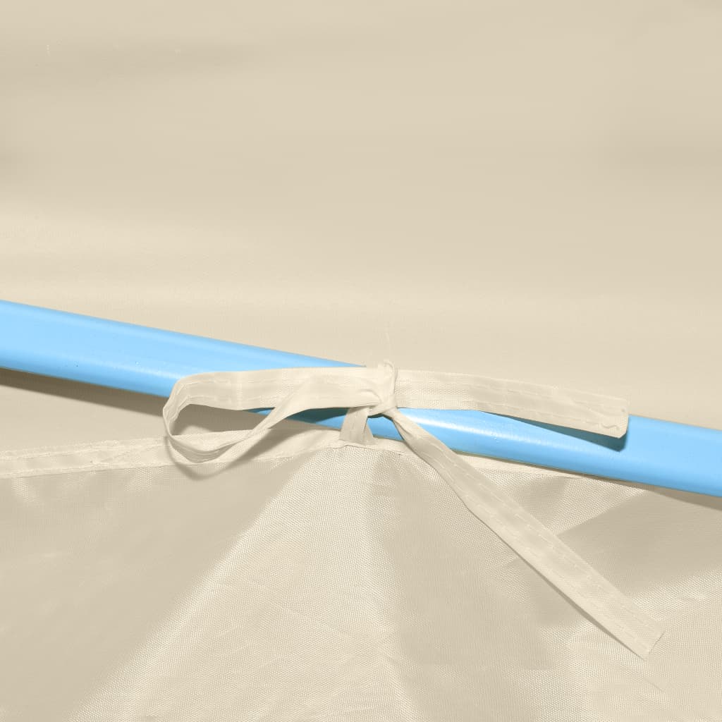 Tenda para festas pop-up dobrável c/ 8 paredes 870x291x315 cm creme