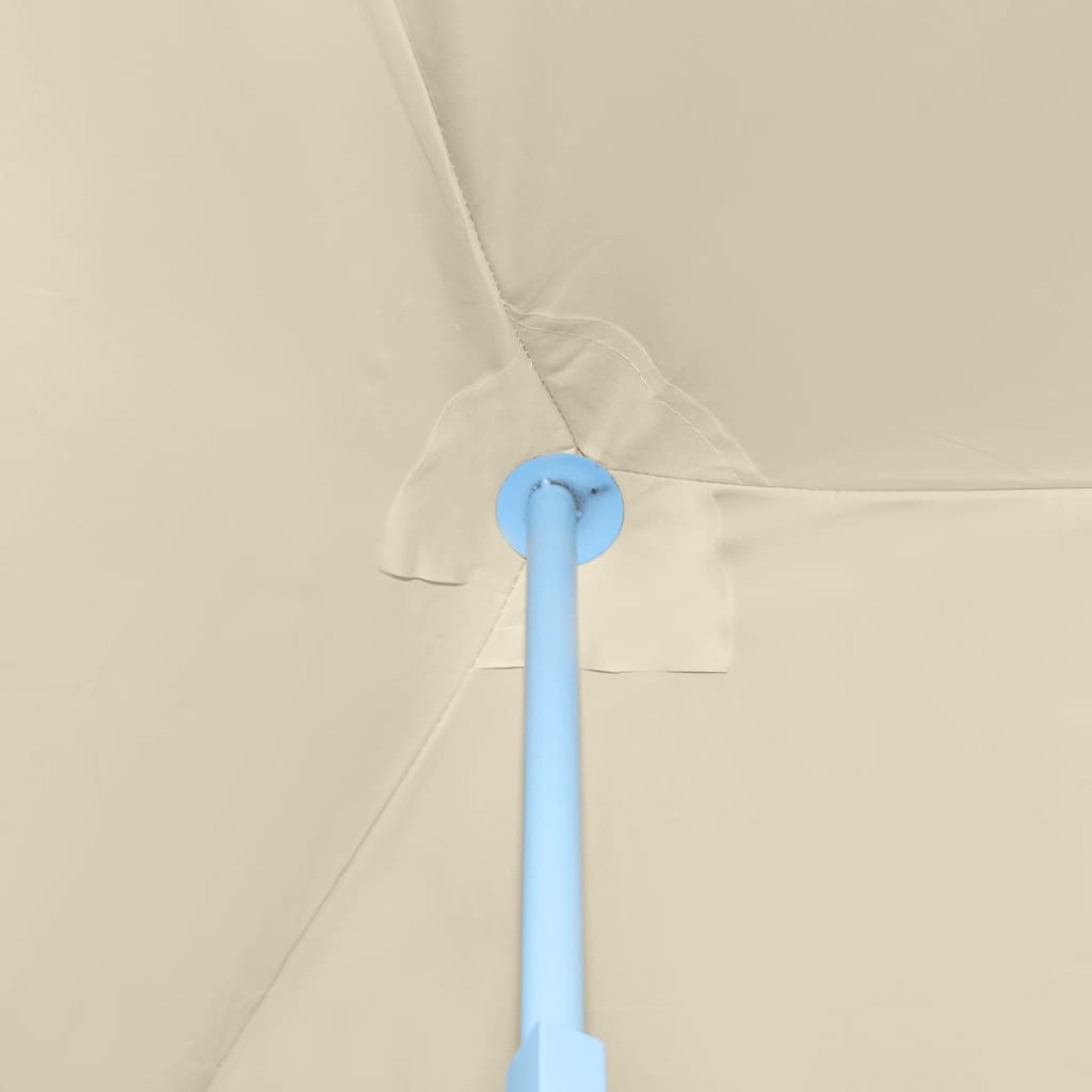 Tenda para festas pop-up dobrável c/ 8 paredes 870x291x315 cm creme