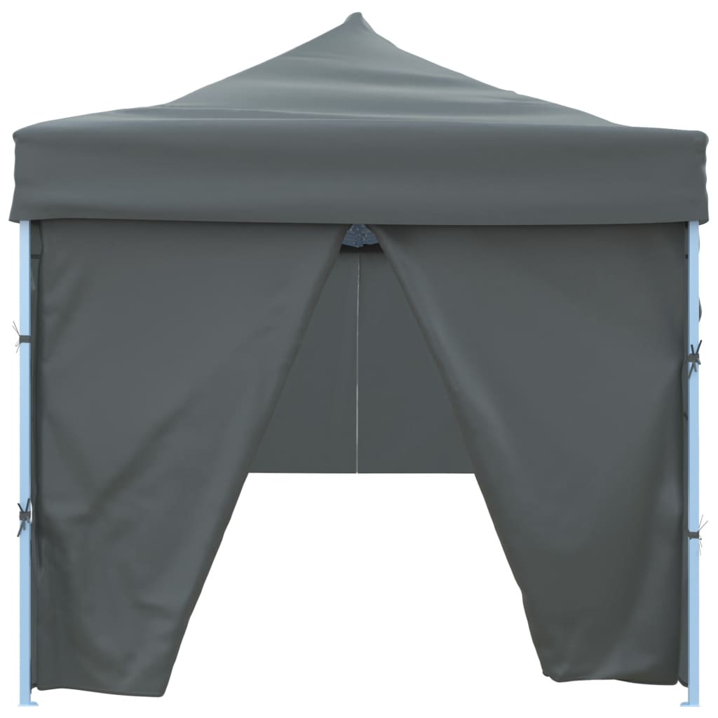 Tenda para festas pop-up dobrável c/ 8 paredes 870x291x315 cm antracite