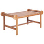Mesa de centro 100x50x45 cm teca maciça