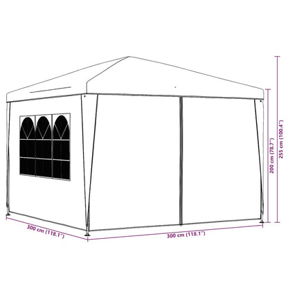 Tenda para festas 3x3 m branco