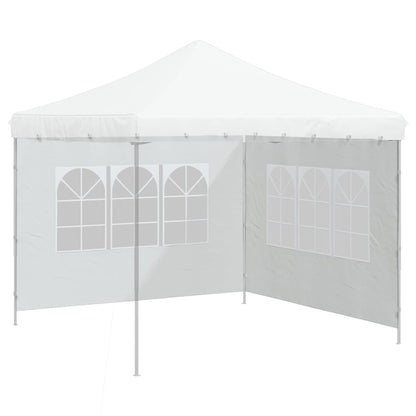 Parede lateral com janela p/ tenda de festas 2 pcs PE branco