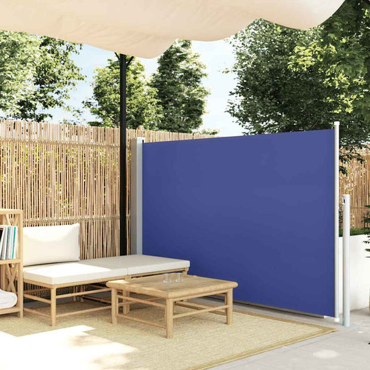 Toldo lateral retrátil 140x300 cm azul
