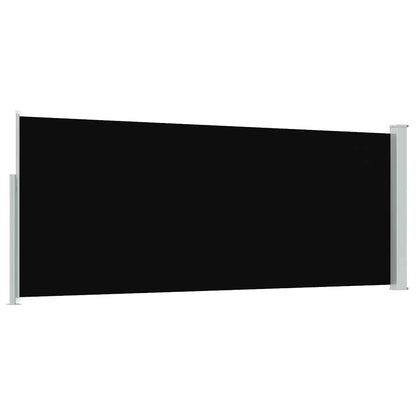 Toldo lateral retrátil 120x300 cm preto