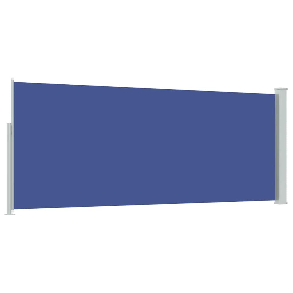 Toldo lateral retrátil 120x300 cm azul