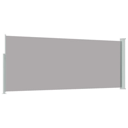 Toldo lateral retrátil 120x300 cm cinzento