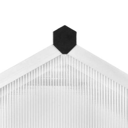 Estufa de alumínio 362x190x195 cm 13,41 m³