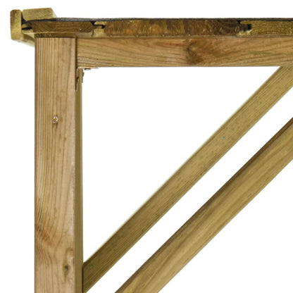 Abrigo para arrumação lenha/ferramentas 253x80x170 cm pinho
