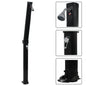 Chuveiro solar dobrável 214 cm 23 L preto